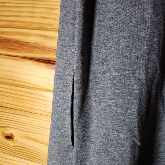 Matilda Jane | Count It Out Vest Grey Waterfall Cardigan w/ Pockets Women's L - Picture 5 of 12